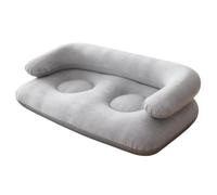 Generisch Canapé d'extérieur gonflable de 135 cm | Fauteuil de camping portable en PVC floqué - Canapé gonflable imperméable à deux places idéal pour terrasse, jardin, plage, salon, pique-nique