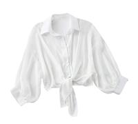 Generisch Cardigan léger pour femme comme peignoir de bain de protection solaire, vêtement d'extérieur élégant en crochet pour la plage, polyvalent - Compagnon aéré au-dessus du bikini, Blanc., XXL