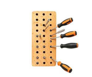 Generisch Catch and Craft Porte-outils en cuir portable à 30 trous pour atelier de menuiserie, loisirs, réparation, fabrication de bijoux, sculpture et plus encore