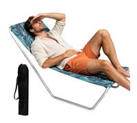 Generisch Chaise longue d'extérieur portable pour jardin, cour | Fauteuil relax pour femme sur la cour, sur la terrasse, dans le jardin, sur la côte, à la piscine,
