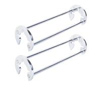 Generisch Clé à molette pour installations d'armoire, argent type B | Aide au service en métal à deux extrémités, design fin pour l'installation et le retrait des raccords d'évier