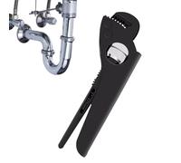 Generisch Clé à tube - Pince en acier au carbone pour tuyaux, outil de réparation haute performance pour garage, robinet, lavabo, joints, chauffe-eau, douilles, salle de bain, cuisine