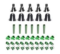 Generisch Clip de connecteur de grille de plantation - Fixation réglable pour treillis - Raccords de tige de support - Pour jardiniers amateurs, serre, balcon, parterre surélevée, terrasse, ferme