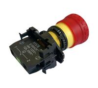 Generisch Commande électrique HY57B - Interrupteur d'arrêt - Contacts | HY57B Interrupteur à bouton poussoir pour applications électriques, interrupteur d'urgence avec tête champignon
