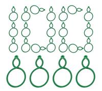Generisch Connecteurs de tige, liens d'entraînement floraux polyvalents, tenue forte avec anneaux de , nylon résistant aux intempéries pour boucles de , bandes d'orchidée avec style