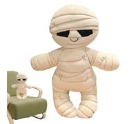 Generisch Coussin citrouille d'Halloween, coussin de citrouille, poupée en tissu de momie et citrouille - Poupée en peluche élégante pour Halloween, coussin créatif en peluche pour enfants