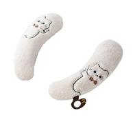 Generisch Coussin de siège de toilette - Coussin de WC doux - Coussin chauffant en peluche - Gadget - Accessoire de toilette - Appartement en location - Premier équipement confortable - Kit