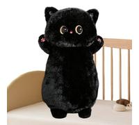 Generisch Coussin long en forme de chat - 65 cm - Coussin de corps en forme de chat - Pour filles, adultes, chambre d'enfant, maison, canapé, lit, salon, chambre à coucher, anniversaire, vacances