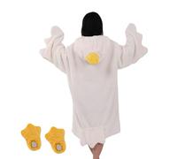Generisch Couverture portable pour femme - Sweat-shirt de loisirs en forme d'oie, Blanc., Siehe Beschreibung