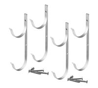 Generisch Crochet de clôture de piscine, rangement pour bord de bassin en alliage d'aluminium | Support skimmer de piscine - Pour râteaux, filets de skimmer, rampes murales, barres télescopiques