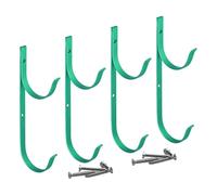 Generisch Crochet pour équipement de piscine, rangement pour bord de bassin en d'aluminium - Pour râteaux, filets de skimmer, rampes murales, barres télescopiques, tuyaux, brosses, outils,