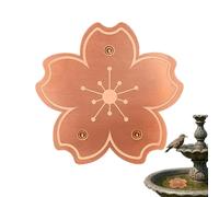Generisch Disque en cuivre | Nettoyeur de sac oiseaux | Nettoyant pour cuivre | Tableau 10 cm 50 g résistant à la rouille pour les balcons de jardin, terrasses et espaces extérieurs