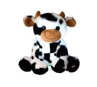 Generisch Doudou Vache - en Peluche colorée et légère - Peluche Douce - Peluche Amusante - pour Chambre d'enfant, Salle de Jeux, Chambre à Coucher, Salle de Jeux
