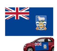 Generisch Drapeau des îles Falkland | Drapeaux des îles Falkland - Drapeau Union Jack de 0,9 x 1,5 m avec votre Majesté Reine pour commémorer la guerre des Falklands