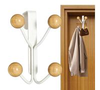 Generisch Étagère de porte, porte-manteau, support de rangement de salle de | Porte-serviettes au-dessus de la porte de la salle de bain. Convient pour le garage, le dortoir d'étudiant, l'appartement