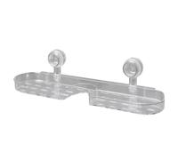Generisch Étagère murale pour salle de bain - Organiseur mural pour robinet de salle de bain - Distributeur de savon à ventouse pour articles de toilette, maquillage, produits de soins de la peau