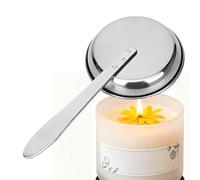 Generisch Éteignoir à bougie avec longue poignée, accessoire de bougie en acier inoxydable, résistant à la chaleur pour camping, maison, pique-nique, extérieur