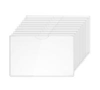Generisch Étui pour cartes de sécurité sociale transparente, en PVC, étanche, protection fine sous licence, accessoire professionnel pour amis, collègues, étudiants