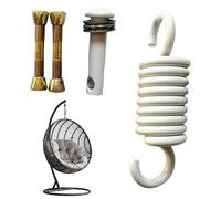 Generisch Fauteuil à bascule à ressort résistant en acier inoxydable | Boulons de suspension pour terrasse, balcon, garage, intérieur, montage au plafond, sac de frappe et pots de fleurs