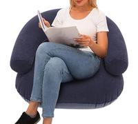 Generisch Fauteuil gonflable - Siège portable confortable floqué - Meubles gonflables - Pour une utilisation en plein air, le camping, les soirées cinéma, la lecture, le salon, la chambre, la piscine