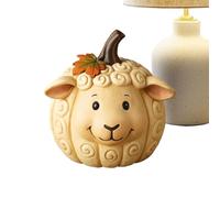 Generisch Figurine de citrouille en résine - Décoration d'automne et | Figurines d'animaux de la ferme - Ornement pour fête, maison, salon, cuisine, bureau, entrée