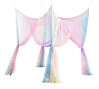 Generisch Filet d'auvent 4 portable coloré 2 x 18 x 2 m - Rideaux brise-vue pour extérieur, camping, jardin, terrasse, parc, cour, tonnelle