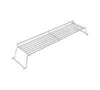 Generisch Filet de barbecue - Grille de maintien au chaud - 70 x 16 x 11,5 cm - Compatible avec les fours à gaz Q300, Q320, Q3000 et Q3200 - Argenté