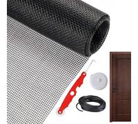 Generisch Filet de fenêtre - Rouleau robuste pour réparation de portes coulissantes, outil de roulage de grille de fenêtre en fibre de verre, support d'écran, extracteur de spline, crochets, sécurité