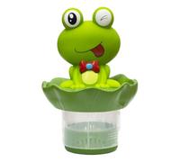Generisch Flotteur de chlore de piscine, flotteur pour tablettes de chlore, libération réglable de haute capacité avec produits de test d'eau haute performance pour languettes de 7,6 cm