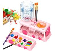 Generisch Gobelet de nettoyage pour pinceaux - Kit complet de peinture au design mignon - Outil de nettoyage pour pinceaux - Pour adultes, , débutants, école, loisirs