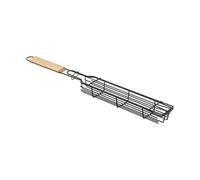 Generisch Grille de barbecue d'extérieur pour excursions de camping avec cadre en métal et panier en bois pratique avec trou de suspension