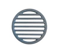 Generisch Grille de cuisson ronde en fonte de rechange pour cheminée | Grille de barbecue, pour camping, extérieur, arrière-cour, terrasse, jardin, parc, pique-nique