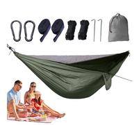 Generisch Hamac de camping avec filet, hamac avec moustiquaire - Filet de couchage - Forte capacité de charge - Filet anti-mouches pliable pour camping, activités de plein air