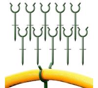 Generisch Hose Guide | Piquets verts de guidage de tuyau de jardin comme support pour lumières de vacances - Support d'irrigation pour jardin, cour, bords pavés