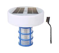 Generisch Ioniseur pour piscine Lumière LED solaire Nettoyant flottant | Ioniseur anode pour piscine enterrée, eau salée, eau douce, spa, extérieur