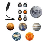 Generisch Lampe nébuleuse spatiale multifonctionnelle avec col de cygne flexible, alimentation USB, décoration astronomie pour projecteur de maison étoilée, chambre d'enfant
