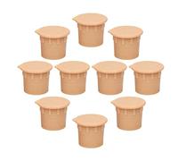 Generisch Lot de 10 cache-trous de piscine - Protection de prise de terre - Bouchons pour clôture de piscine - Pour jardin privé et commercial en plein air