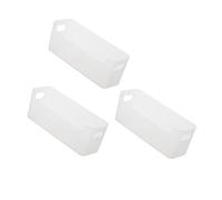 Generisch Lot de 3 organisateurs d'épices muraux sans perçage, transparent | Mallette de rangement polyvalente, facile à installer sur le mur, pour armoire et gain de place