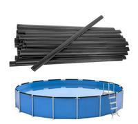 Generisch Lot de 38 barres de verrouillage pour piscine | Clips de verrouillage de piscine adaptés pour terrasse, jardin, pelouse, parc, cour, aire de jeux et sports nautiques
