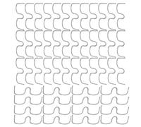 Generisch Lot de 50 écarteurs de branches d'arbres fruitiers - 8 x 3,5 cm - Outil de pliage à angle ouvert - Écarteur de branche de plantes - Pour élaguer les semis, les jardins à fleurs, les vergers