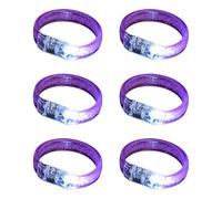 Generisch Lot de 6 bracelets lumineux pour fêtes, bracelets lumineux LED en acrylique, accessoires, cadeaux promotionnels, bijoux, accessoires d'événement nocturne, One Size, comme décrit, Comme