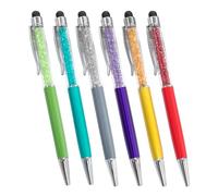 Generisch Lot de 6 stylets multifonctions de type 3 | Lot de 6 stylos à bille à pointe pour invités, fournitures de bureau scolaires