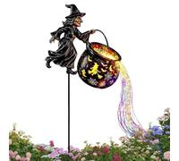 Generisch Lumière de jardin en forme de chaudron de sorcière d'Halloween