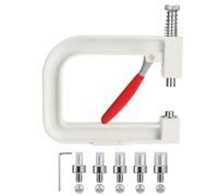Generisch Machine à fixer les perles - Pro | Applicateur de rivets - Machine manuelle de pressage et de rivetage pour bijoux, décoration, vêtements, sacs à main, mariages et fêtes | Haute performance