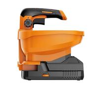 Generisch Machine à semer électrique, semiseuse électrique et épandeur d'engrais pour dispersion 18 V, alimenté par piles (non incluses), épandeur manuel pour engrais