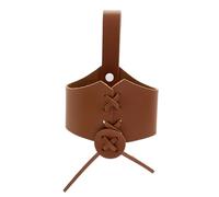 Generisch Manchons à tasses, protection réutilisable en cuir synthétique pour tasse de riz | Manchon portable antidérapant avec support de ceinture pour accessoires de cosplay, spectacle théâtre