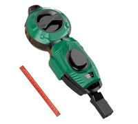 Generisch Marqueur de ligne à craie - Outil de mise en page rétractable de précision pour marquage | Boîtier en ABS avec mécanisme de retour rapide, bobine de fil de frappe portable pour menuiserie