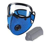 Generisch Masque anti-poussière - Avec lunettes de protection réglables - Protection contre la poussière pour le travail du bois - Pour le jardinage, les travaux en intérieur et en extérieur