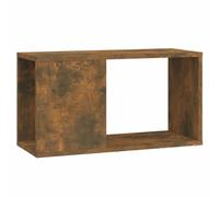 Generisch Meuble TV en chêne fumé 60 x 24 x 32 cm avec espace de rangement | Plateau supérieur stable, beaucoup d'espace de rangement, polyvalent comme bibliothèque, montage facile