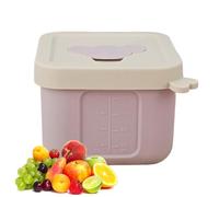 Generisch Mini boîte de rangement pour collations - Réutilisable - Moule à glace facilement soluble - Mini boîte alimentaire pour collations - Pour vinaigrette à salade, sauce, école, pique-nique